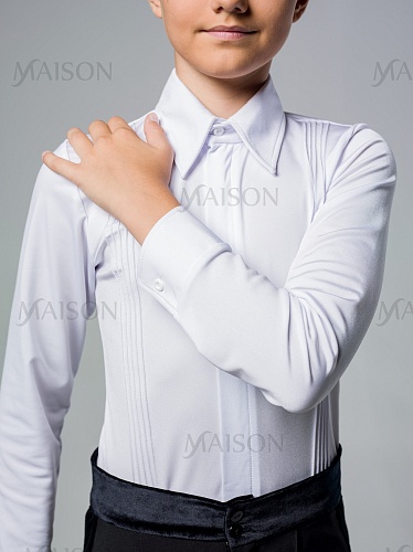 Рубашка латина Maison RB  04-01 с защипами 28-50р